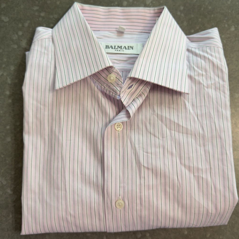 Balmain Mens Long Sleeve Shirt